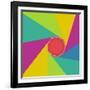 Abstract Geometric Shape Background Trendy Style-EverstRuslan-Framed Art Print