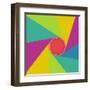 Abstract Geometric Shape Background Trendy Style-EverstRuslan-Framed Art Print