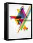 Abstract Geometric Shapes with Transparencies. AI 10.-artplay-Framed Stretched Canvas