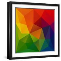 Abstract Geometrical Background-epic44-Framed Art Print