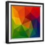 Abstract Geometrical Background-epic44-Framed Art Print