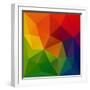 Abstract Geometrical Background-epic44-Framed Art Print