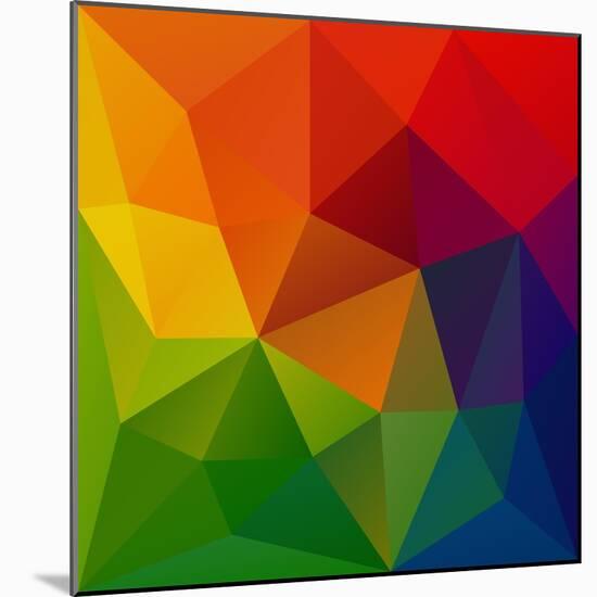 Abstract Geometrical Background-epic44-Mounted Art Print