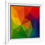 Abstract Geometrical Background-epic44-Framed Art Print