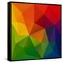 Abstract Geometrical Background-epic44-Framed Stretched Canvas