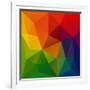 Abstract Geometrical Background-epic44-Framed Art Print