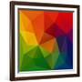 Abstract Geometrical Background-epic44-Framed Art Print