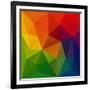 Abstract Geometrical Background-epic44-Framed Art Print