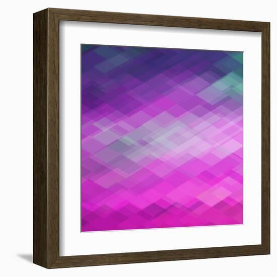 Abstract Geometrical Background-epic44-Framed Art Print