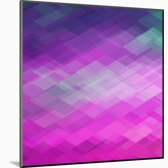 Abstract Geometrical Background-epic44-Mounted Art Print