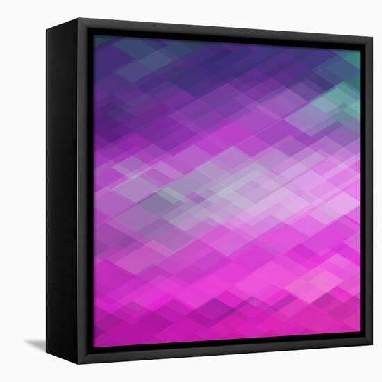 Abstract Geometrical Background-epic44-Framed Stretched Canvas