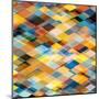 Abstract Geometrical Background-epic44-Mounted Art Print