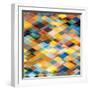 Abstract Geometrical Background-epic44-Framed Art Print