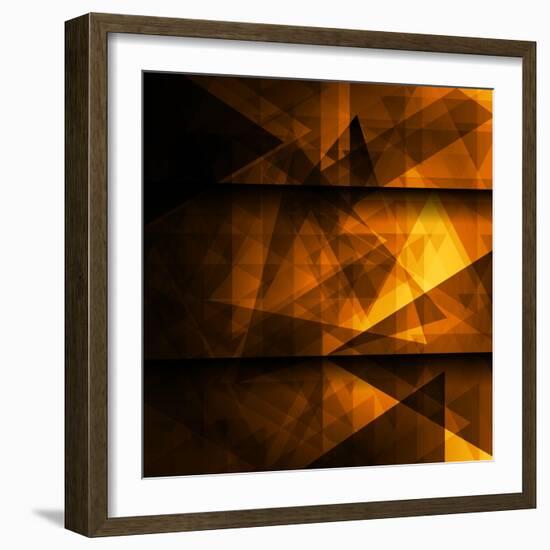 Abstract Geometrical Background-Tarchyshnik Andrei-Framed Art Print