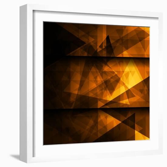 Abstract Geometrical Background-Tarchyshnik Andrei-Framed Art Print