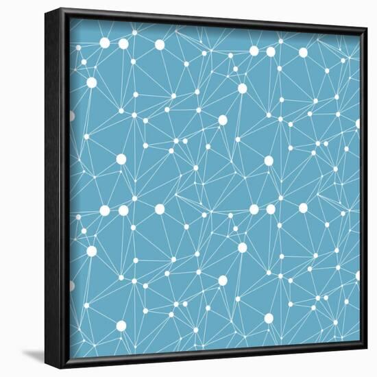 Abstract Geometrical Background-lolya1988-Framed Art Print