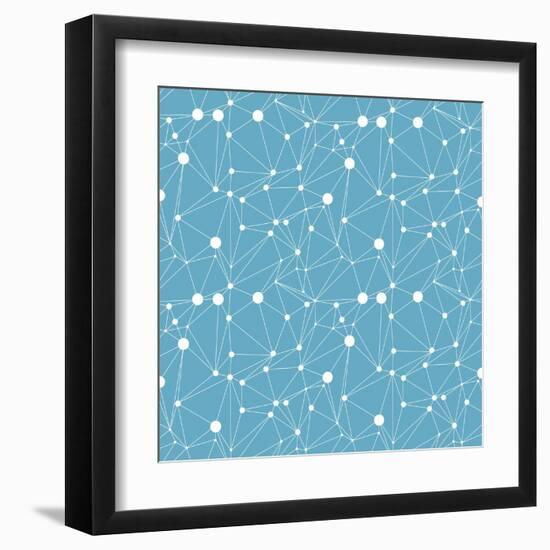 Abstract Geometrical Background-lolya1988-Framed Art Print