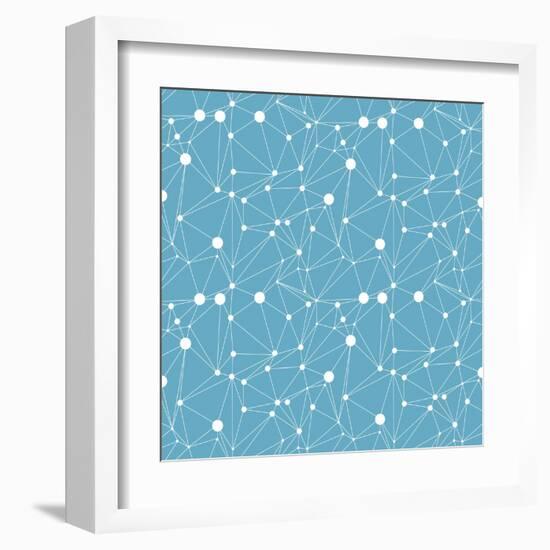 Abstract Geometrical Background-lolya1988-Framed Art Print