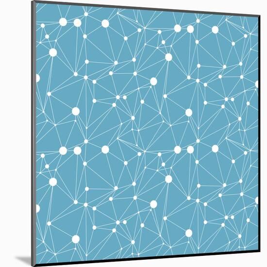 Abstract Geometrical Background-lolya1988-Mounted Art Print