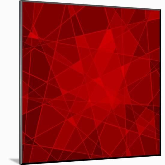 Abstract Geometrical Background-epic44-Mounted Art Print