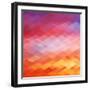 Abstract Geometrical Background-epic44-Framed Art Print