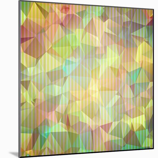 Abstract Geometrical Background-epic44-Mounted Art Print