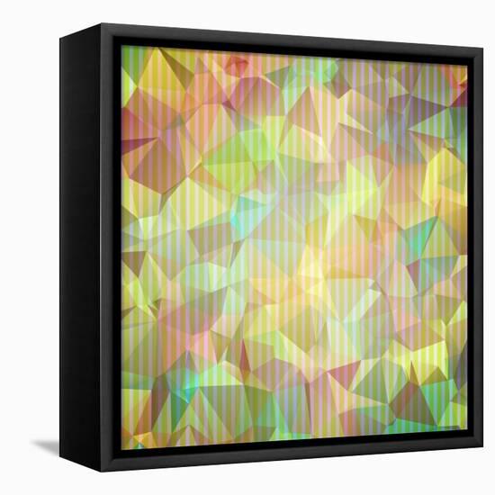 Abstract Geometrical Background-epic44-Framed Stretched Canvas