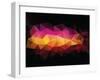 Abstract Geometrical Triangles Background-ColorValley-Framed Art Print