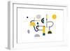 Abstract geometry composition, 2017-Yuliya Drobova-Framed Giclee Print