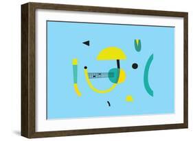 Abstract geometry composition, 2017-Yuliya Drobova-Framed Giclee Print