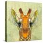 Abstract Giraffe Calf-Ancello-Stretched Canvas