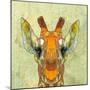 Abstract Giraffe Calf-Ancello-Mounted Art Print