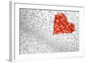 Abstract Glitter Background-Stephanie Zieber-Framed Photographic Print