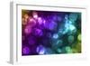 Abstract Glowing Circles-suti-Framed Art Print