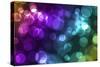 Abstract Glowing Circles-suti-Stretched Canvas