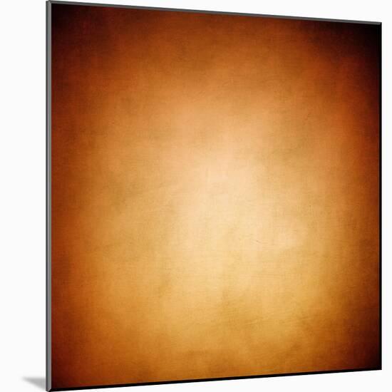 Abstract Gold Background Warm Yellow Color Tone-Malija-Mounted Art Print