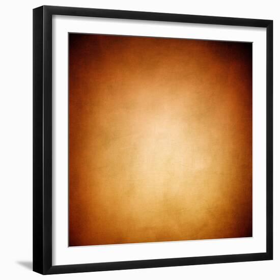 Abstract Gold Background Warm Yellow Color Tone-Malija-Framed Premium Giclee Print