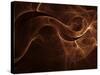Abstract Gold Illustration-null-Stretched Canvas