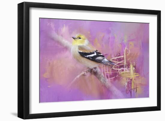 Abstract Goldfinch-Jai Johnson-Framed Giclee Print