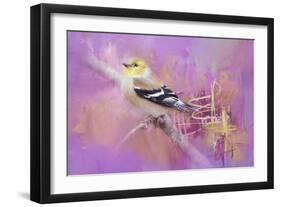 Abstract Goldfinch-Jai Johnson-Framed Giclee Print