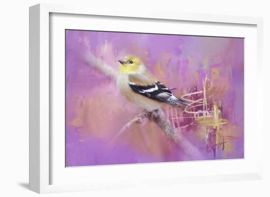 Abstract Goldfinch-Jai Johnson-Framed Giclee Print