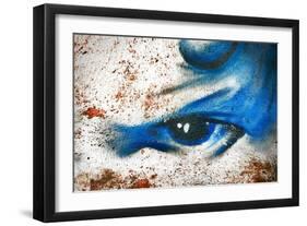 Abstract Graffiti Background-NejroN Photo-Framed Premium Giclee Print