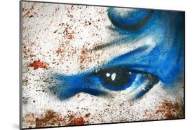 Abstract Graffiti Background-NejroN Photo-Mounted Art Print