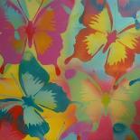 Butterflies-Abstract Graffiti-Giclee Print