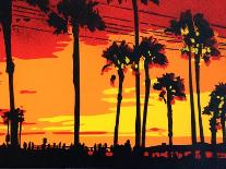 California Sunset-Abstract Graffiti-Giclee Print