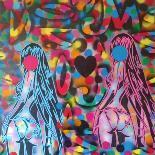 Garden of Eden-Abstract Graffiti-Giclee Print