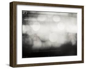 Abstract Grained Film Strip Texture-donatas1205-Framed Art Print