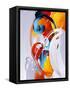 Abstract Graphic, Bright In Graffiti-fet-Framed Stretched Canvas