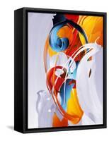 Abstract Graphic, Bright In Graffiti-fet-Framed Stretched Canvas