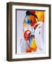 Abstract Graphic, Bright In Graffiti-fet-Framed Art Print